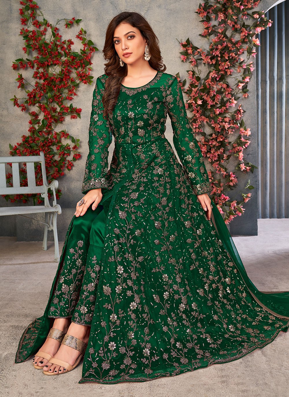 Net Floor Length Anarkali - T802