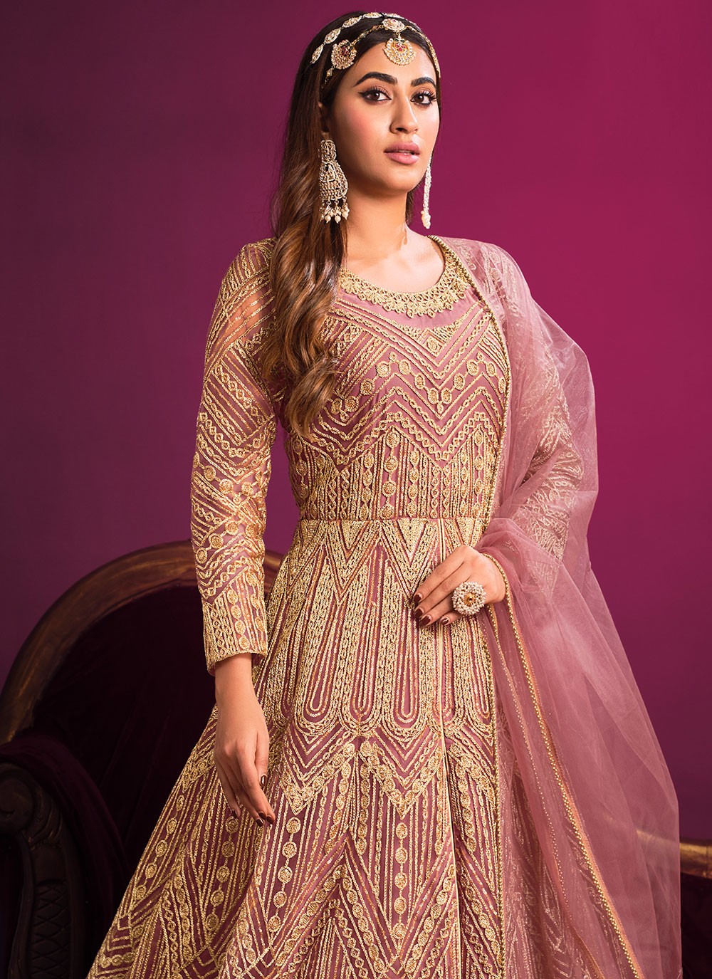 Net Anarkali - T994