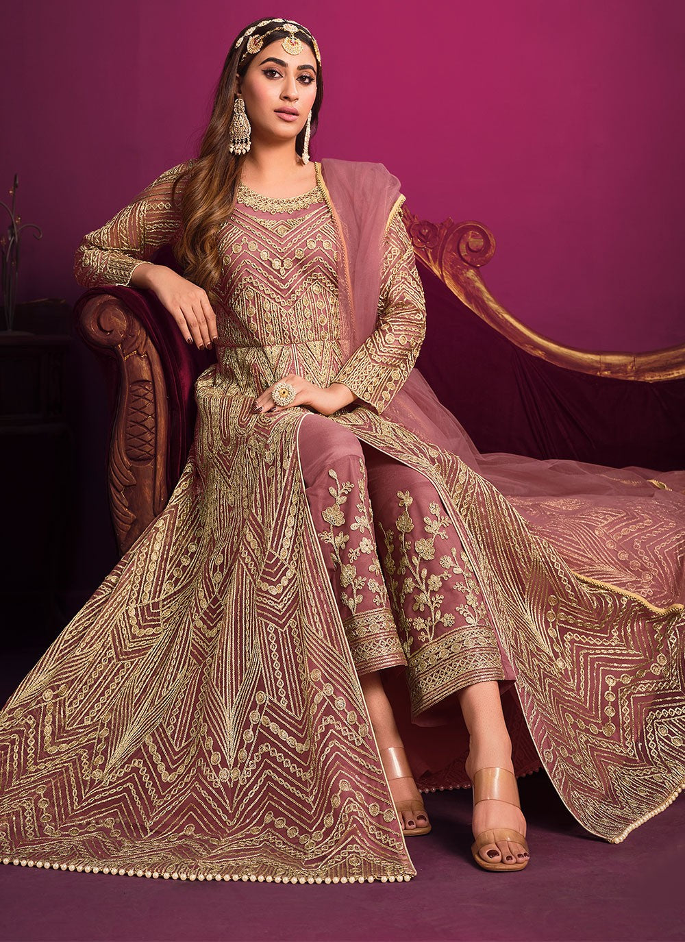 Net Anarkali - T994