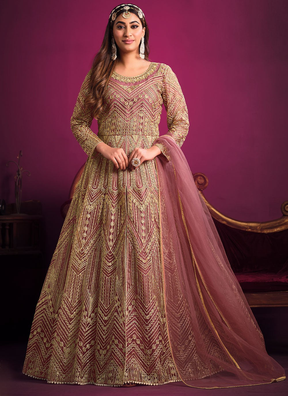 Net Anarkali - T994