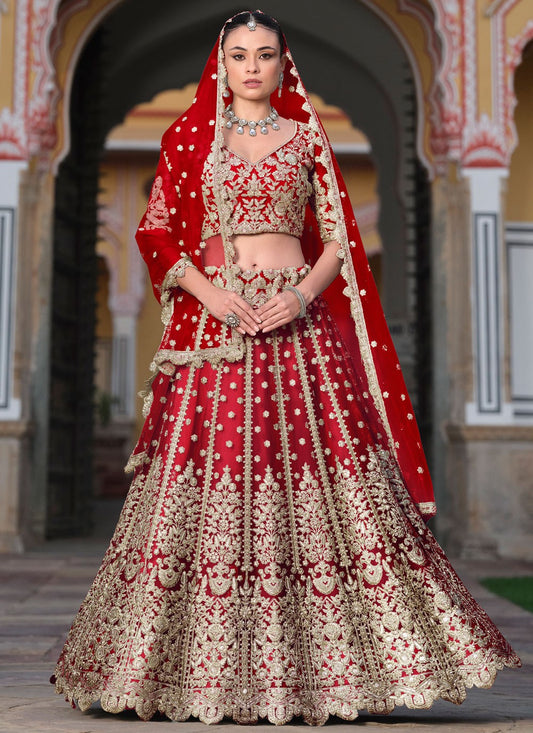 Dimond Net Lehenga - L3186