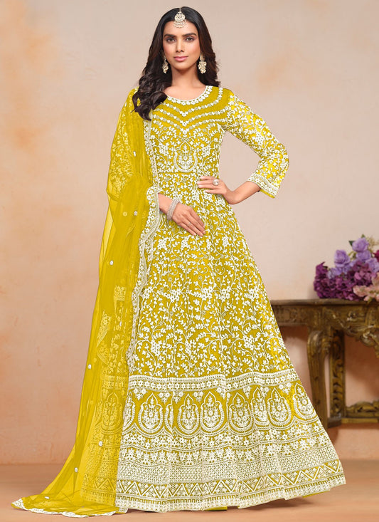 Net Salwar Suit - T3573