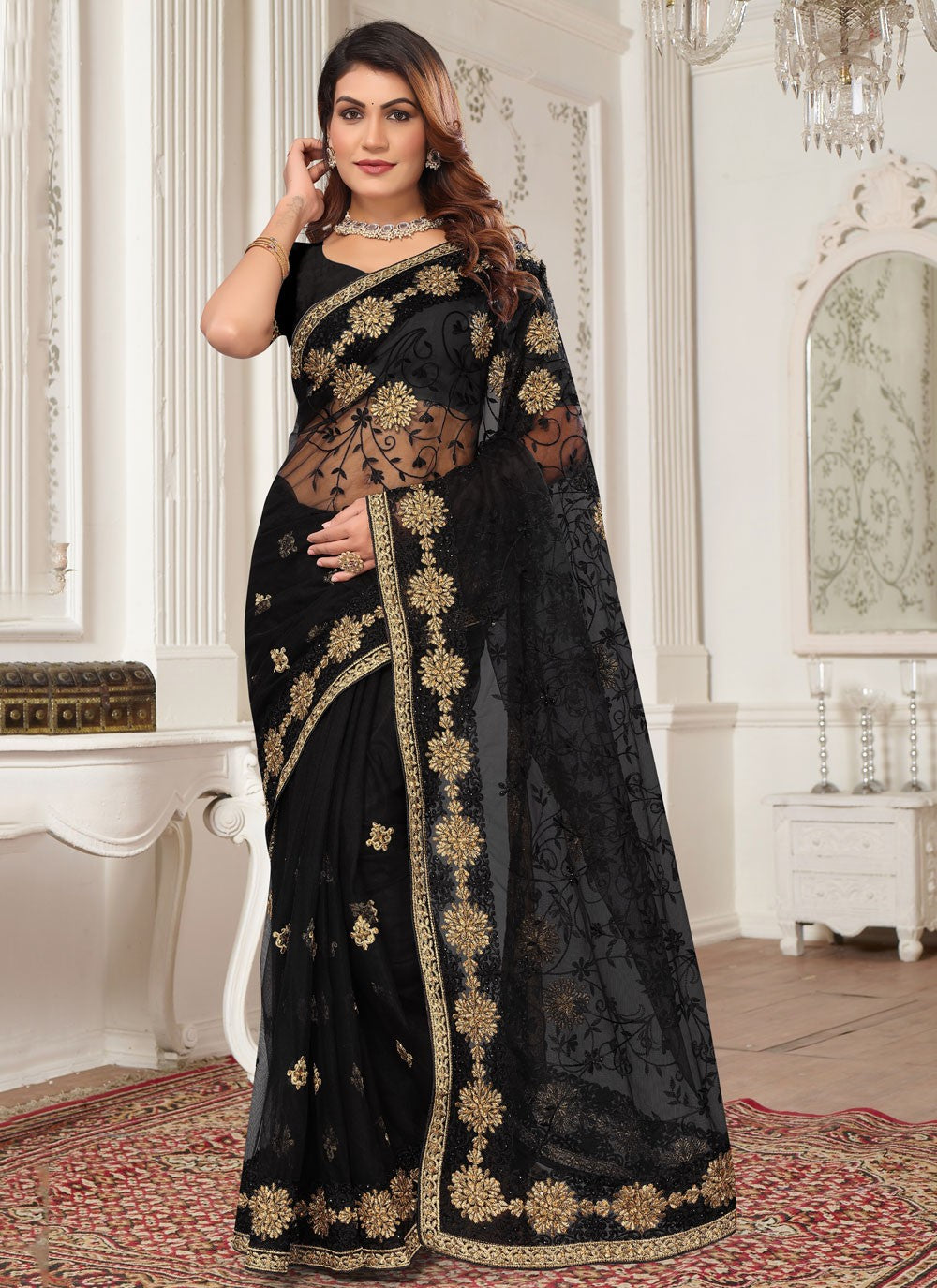 Contemporary Cord Silk Saree - S6325