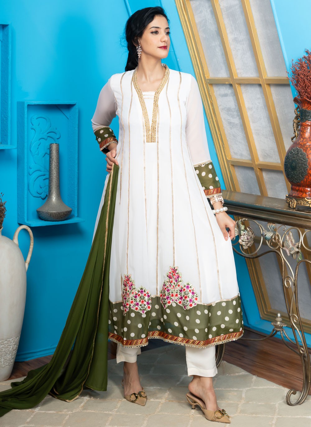 Handloom Silk Salwar Suit - T4132