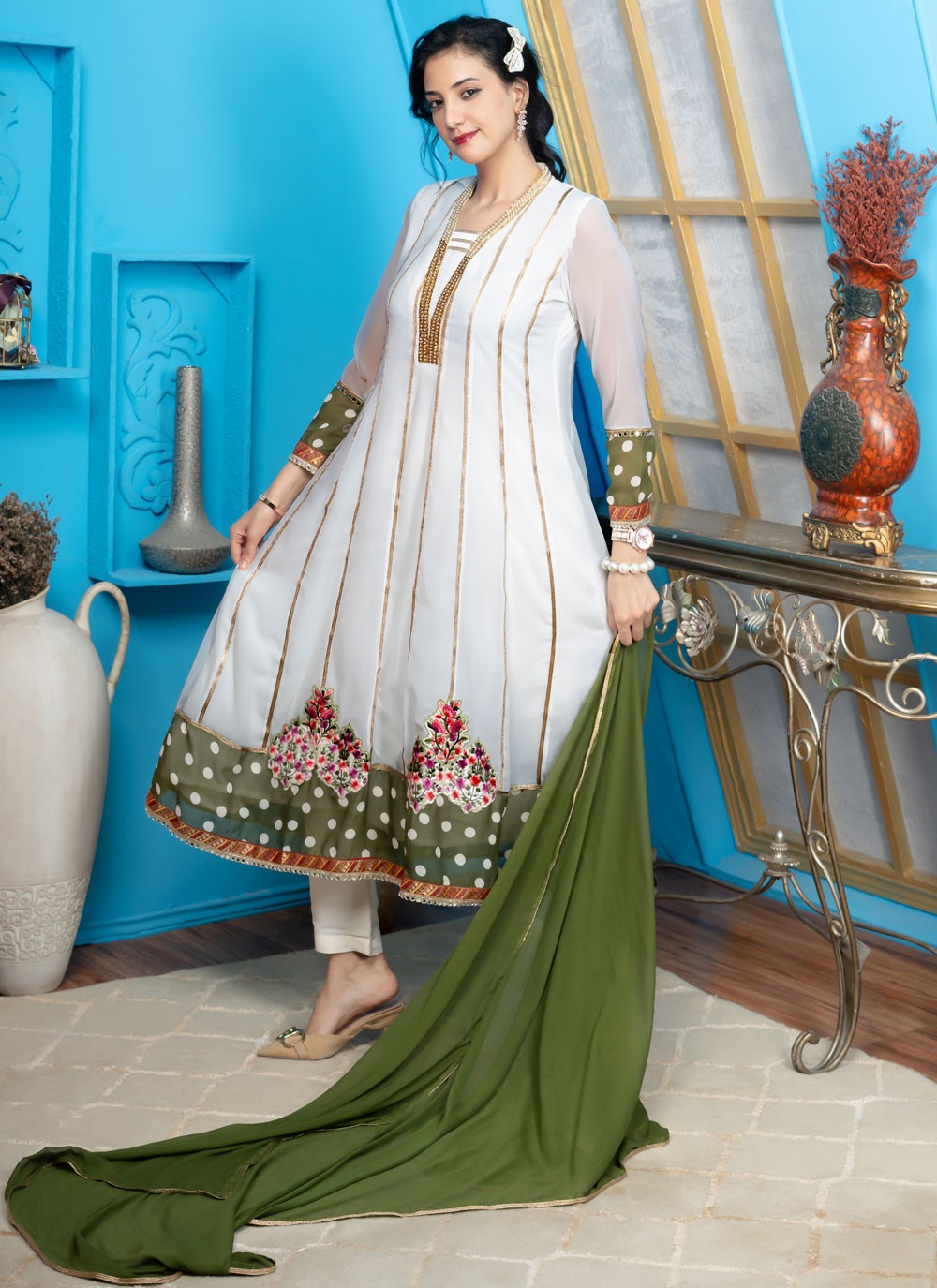 Handloom Silk Salwar Suit - T4132