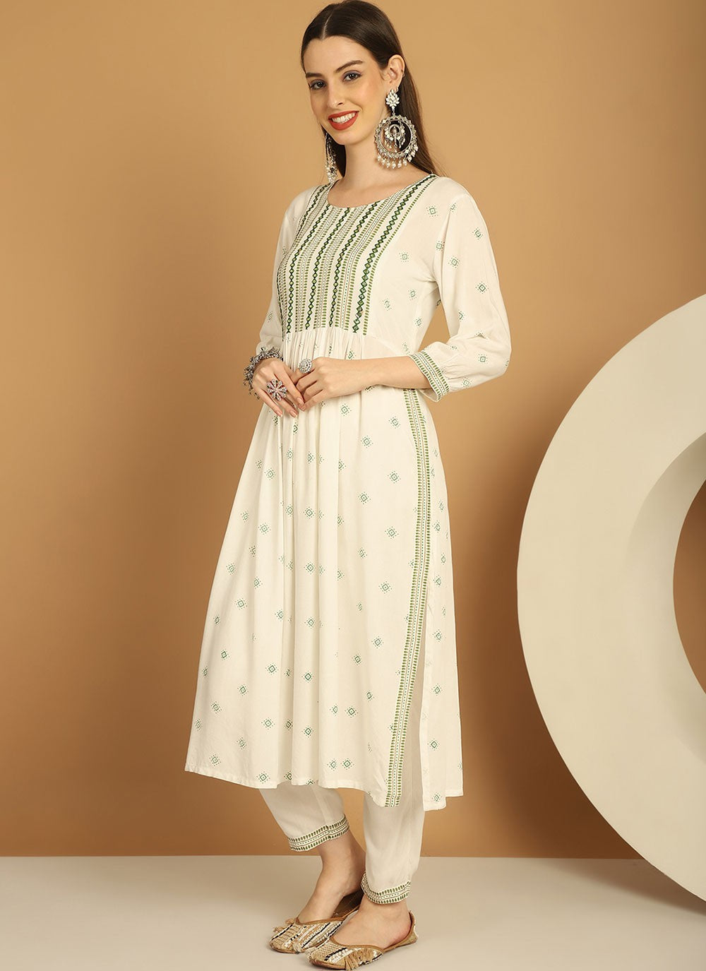 Chanderi Salwar Suit - T1781