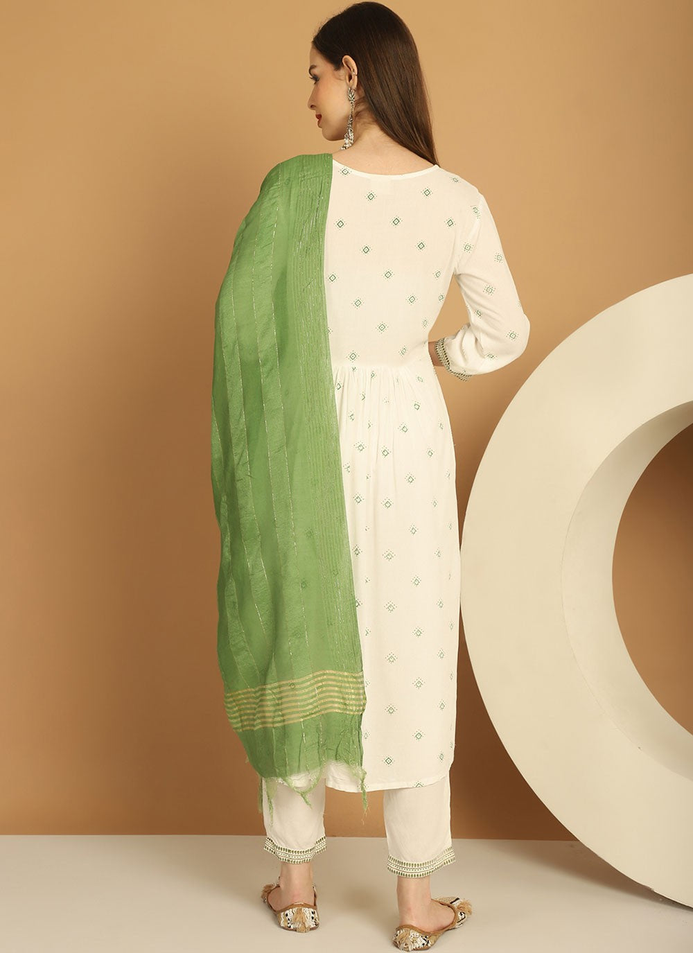 Chanderi Salwar Suit - T1781