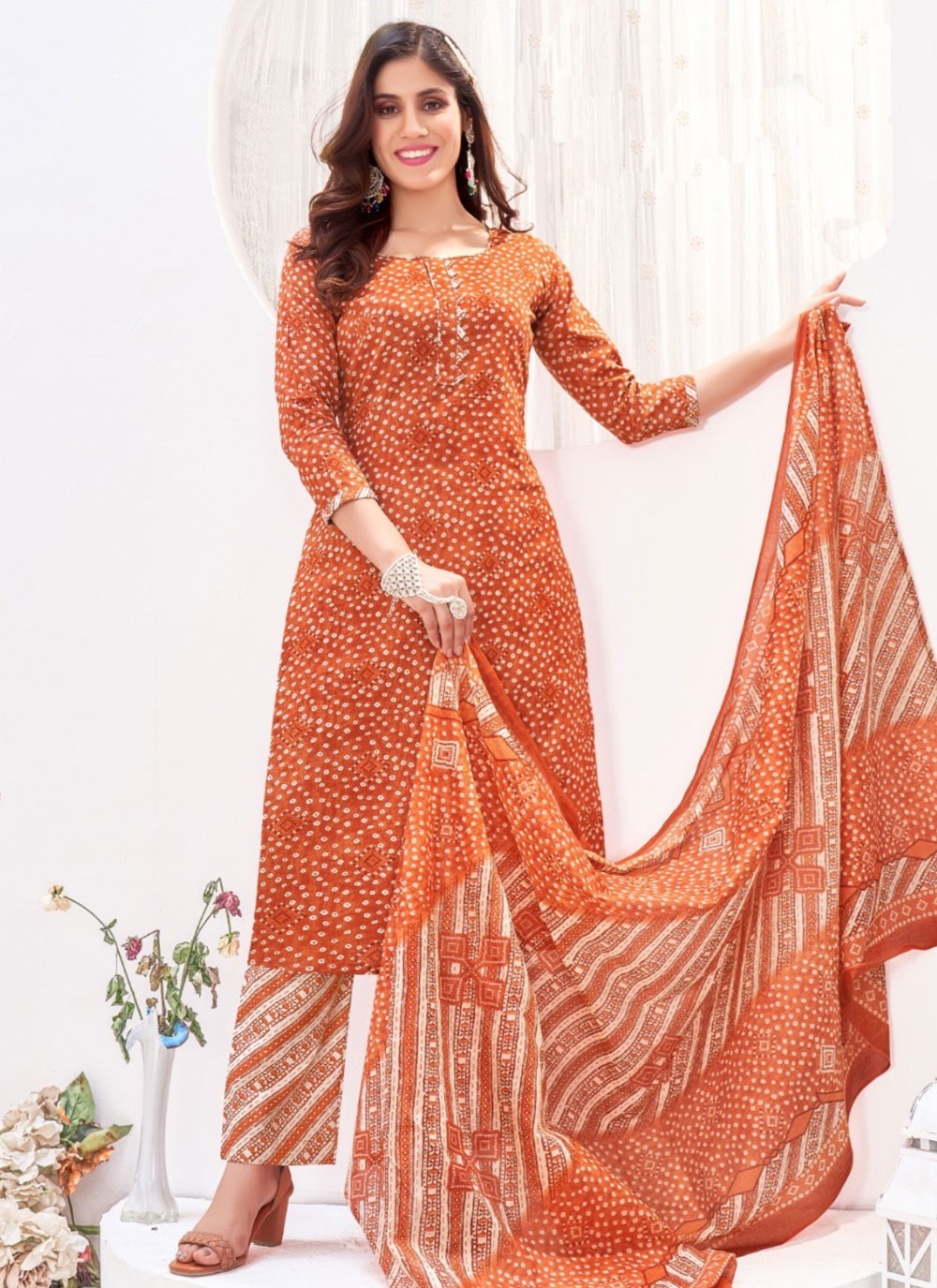 Cotton Salwar Suit - T3939