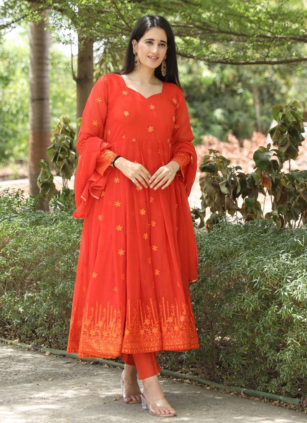 Faux Georgette Salwar Suit - T3332