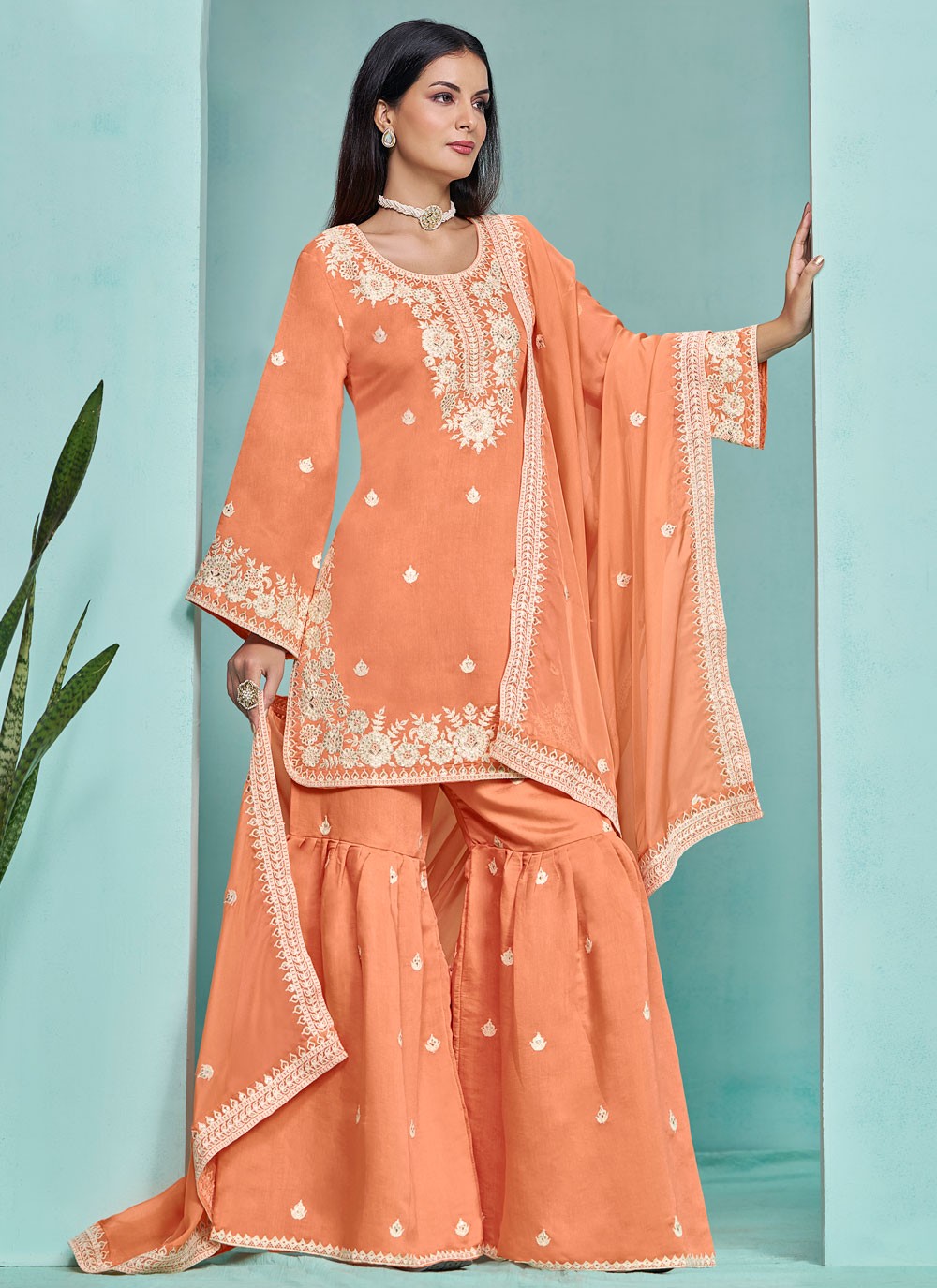 Silk Salwar Suit - T3251