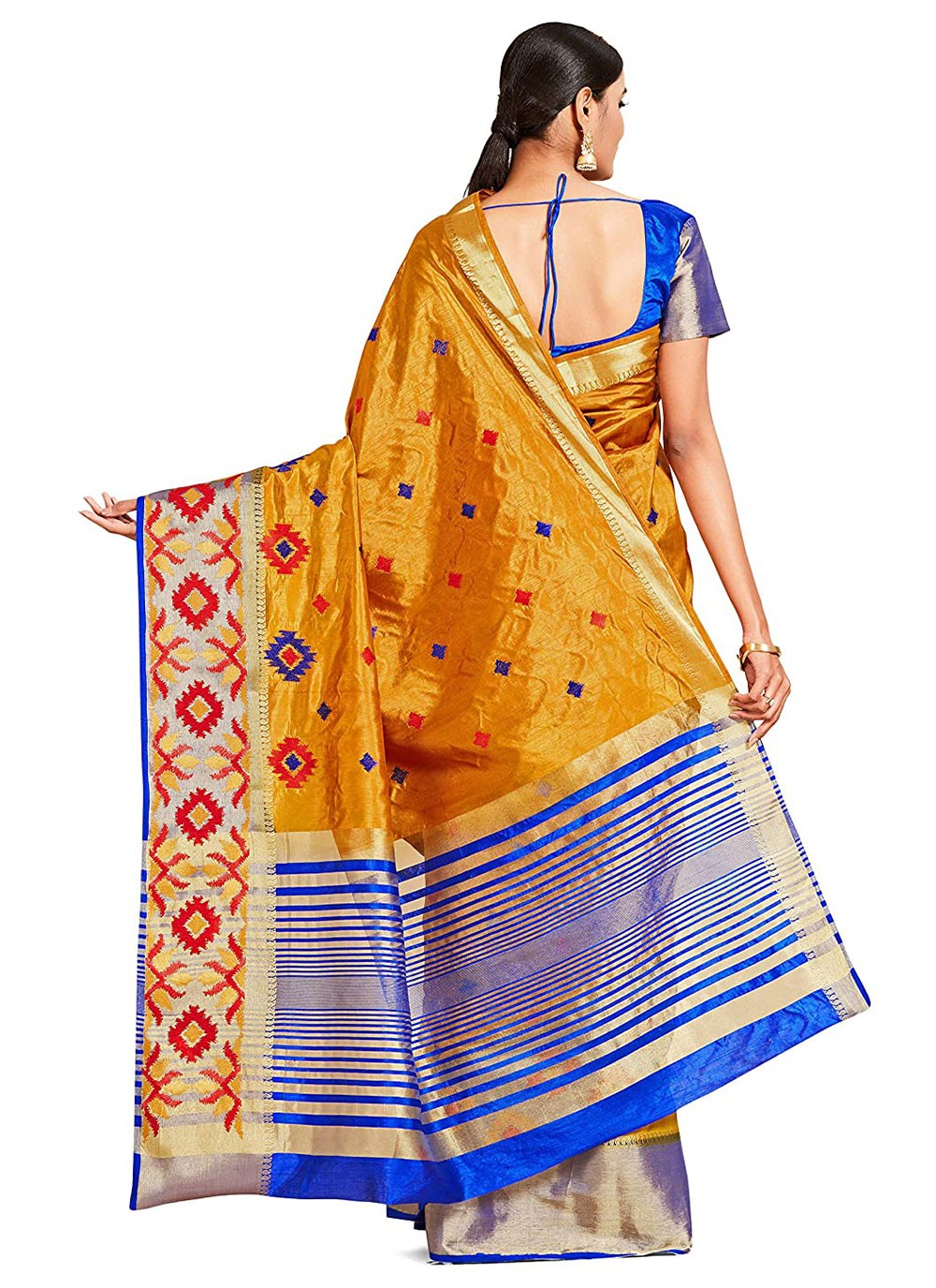 Trendy Zari Kanjivaram Silk Saree - S2472