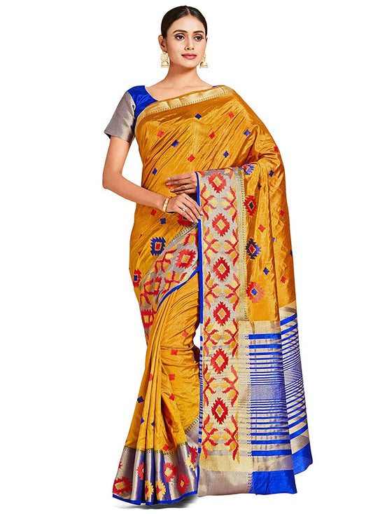 Trendy Zari Kanjivaram Silk Saree - S2472