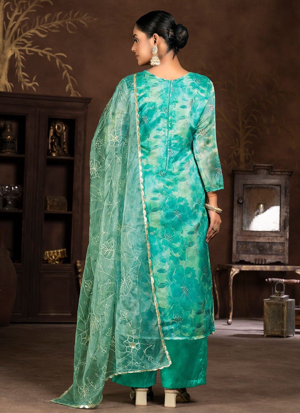 Organza Salwar Suit - T2000