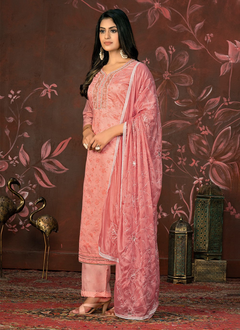 Organza Salwar Suit - T2018