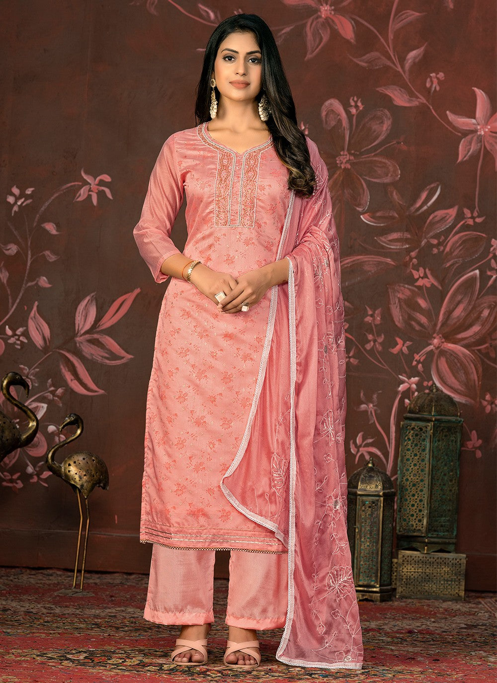 Organza Salwar Suit - T2018