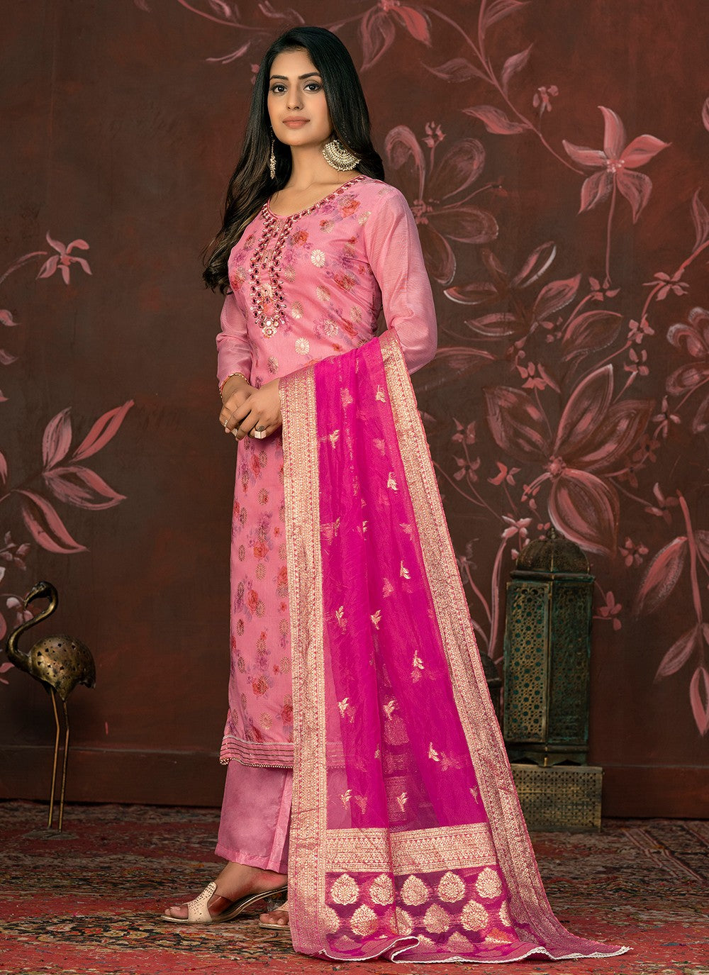 Organza Salwar Suit - T2018