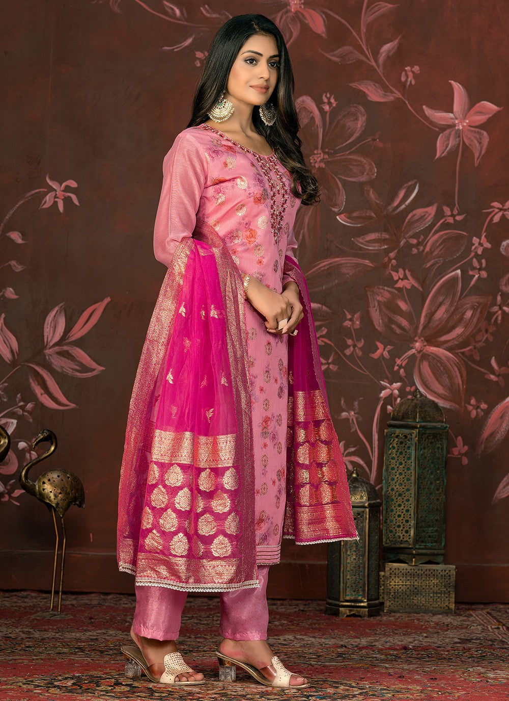 Organza Salwar Suit - T2018