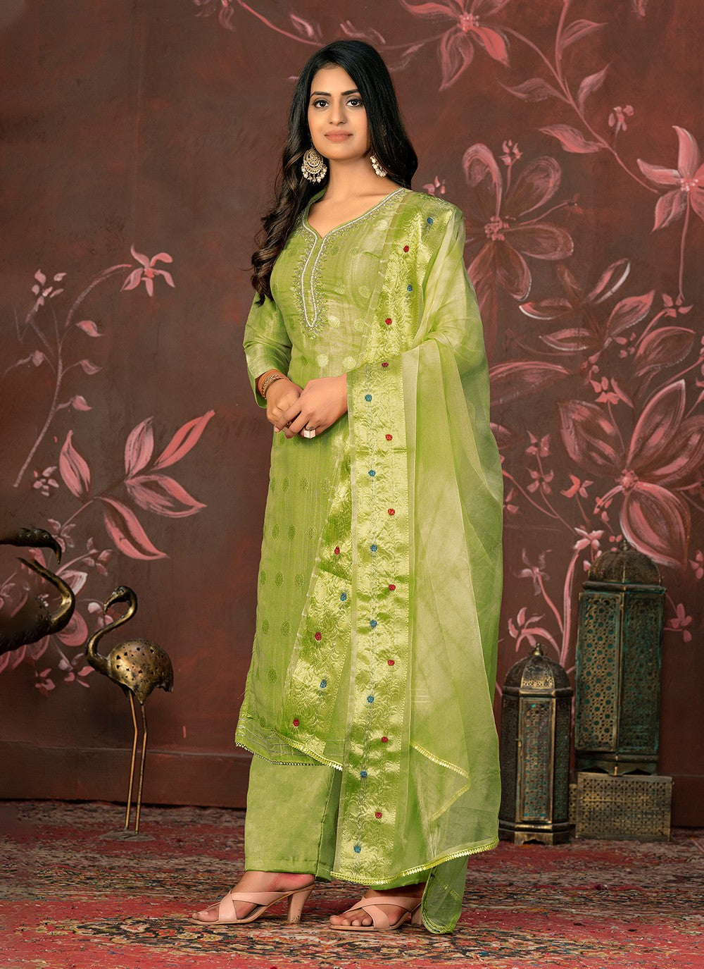 Organza Salwar Suit - T2000