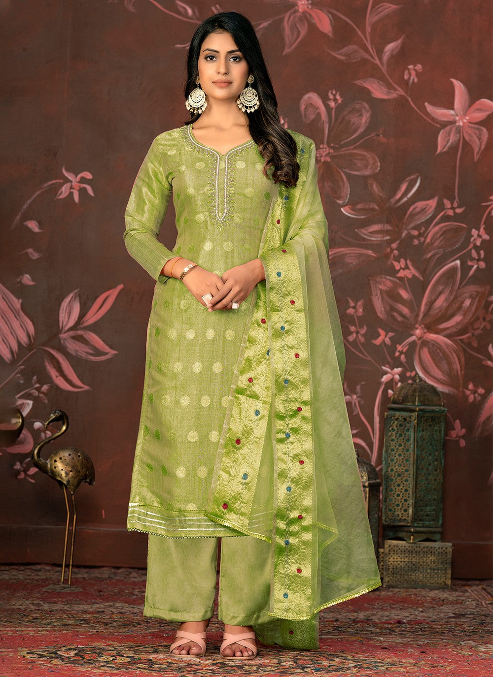 Organza Salwar Suit - T2000