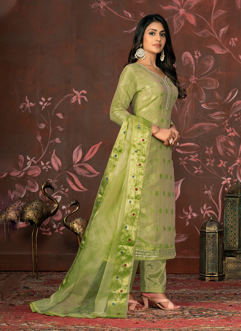 Organza Salwar Suit - T2000