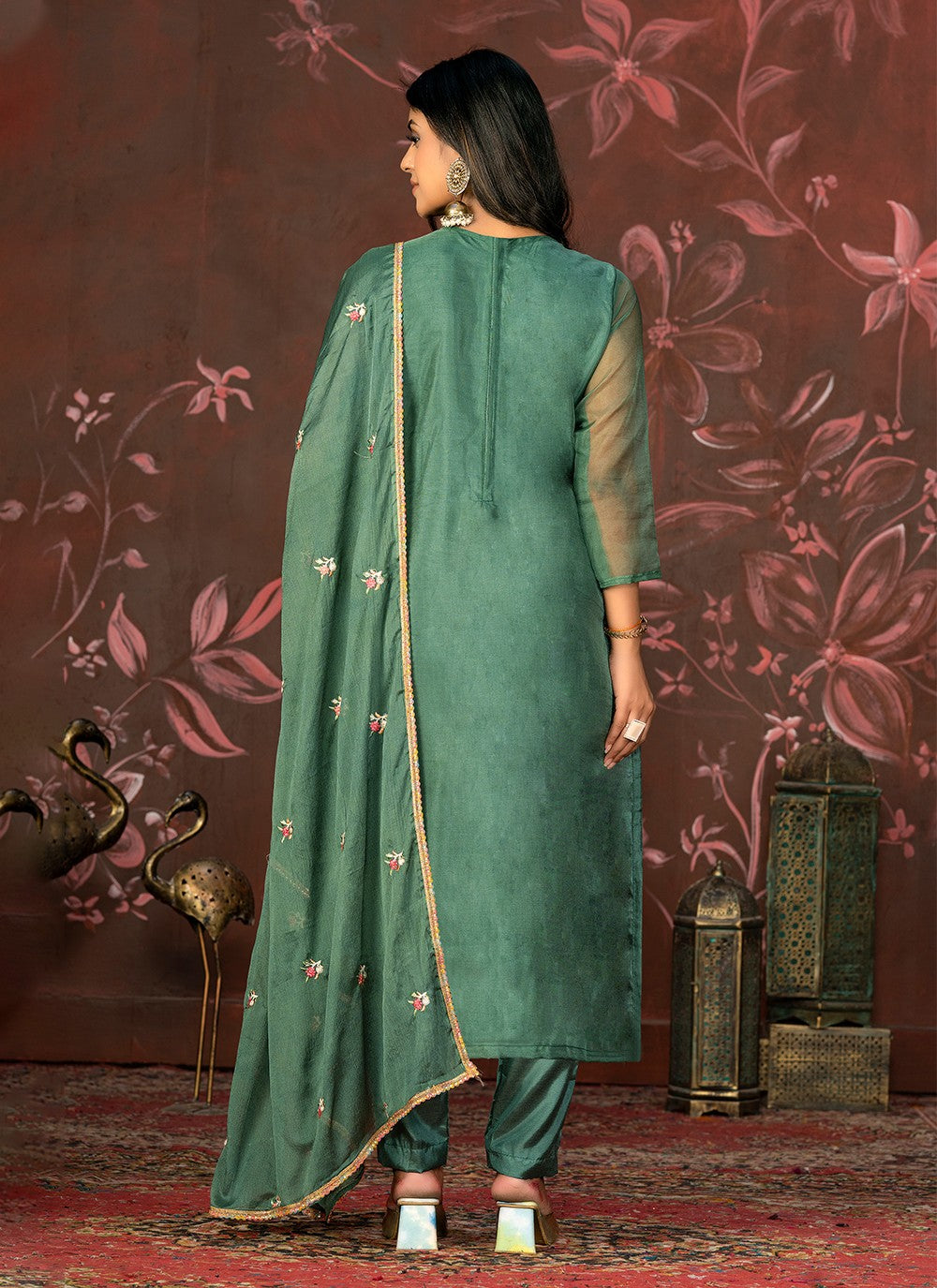 Organza Salwar Suit - T2102