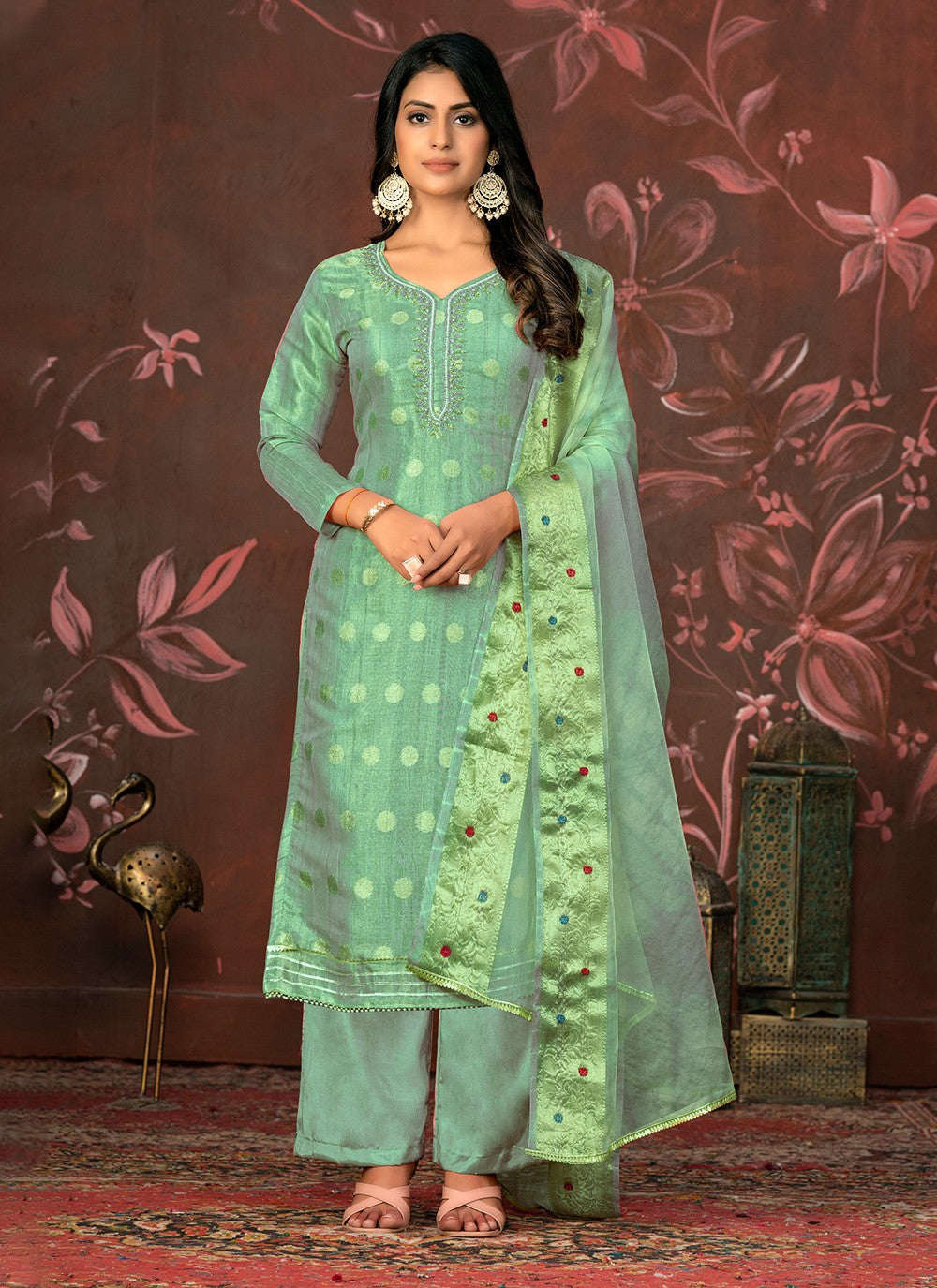 Organza Salwar Suit - T2000