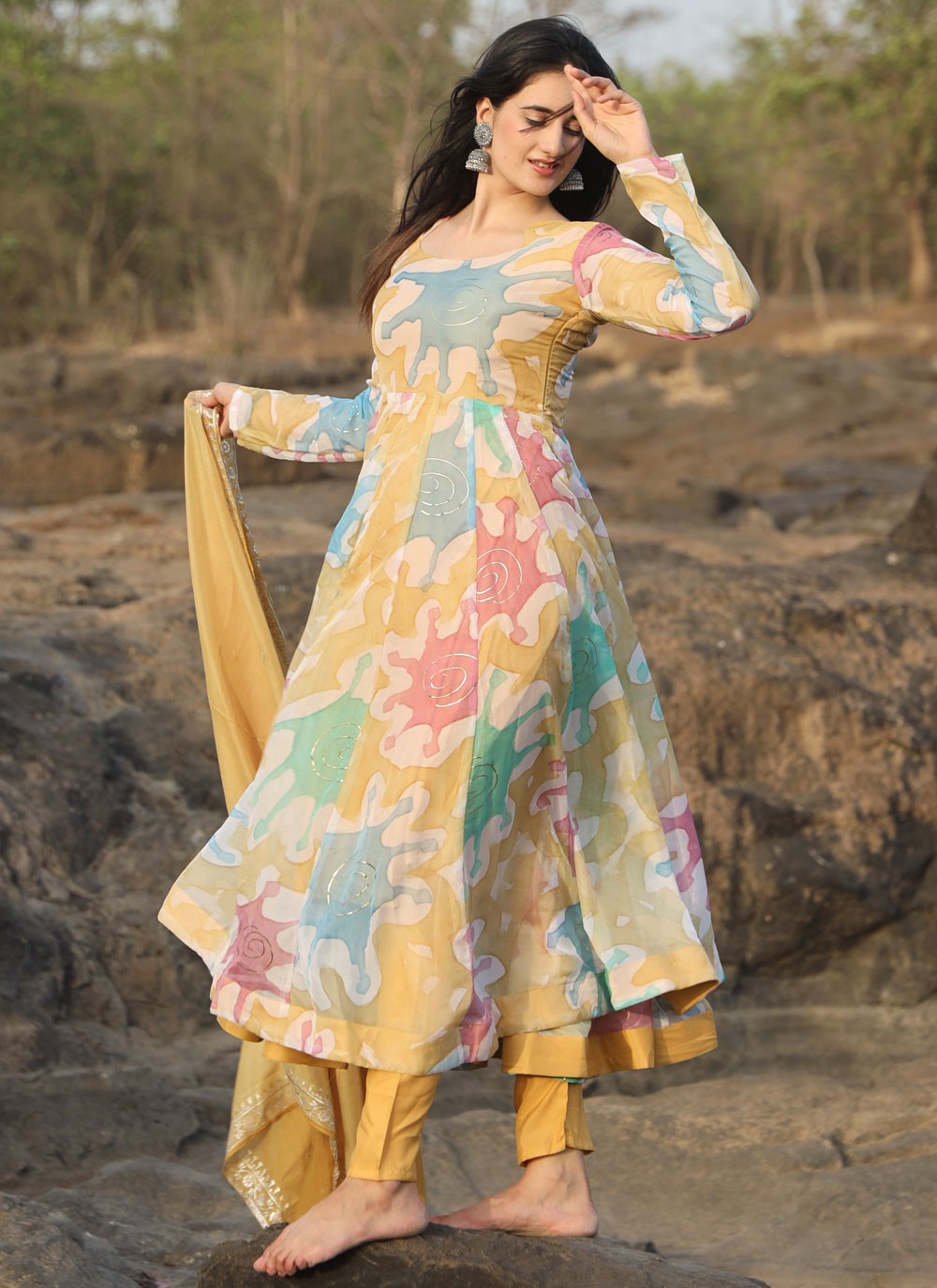 Georgette Salwar Suit - T3404