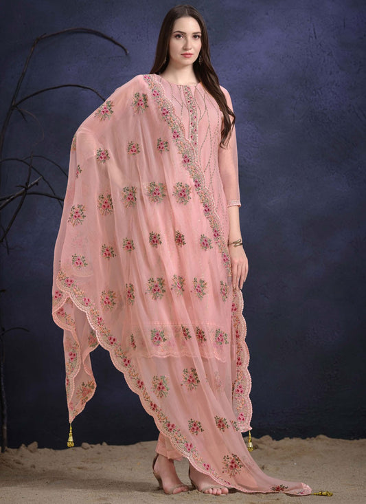 Organza Salwar Suit - T3967