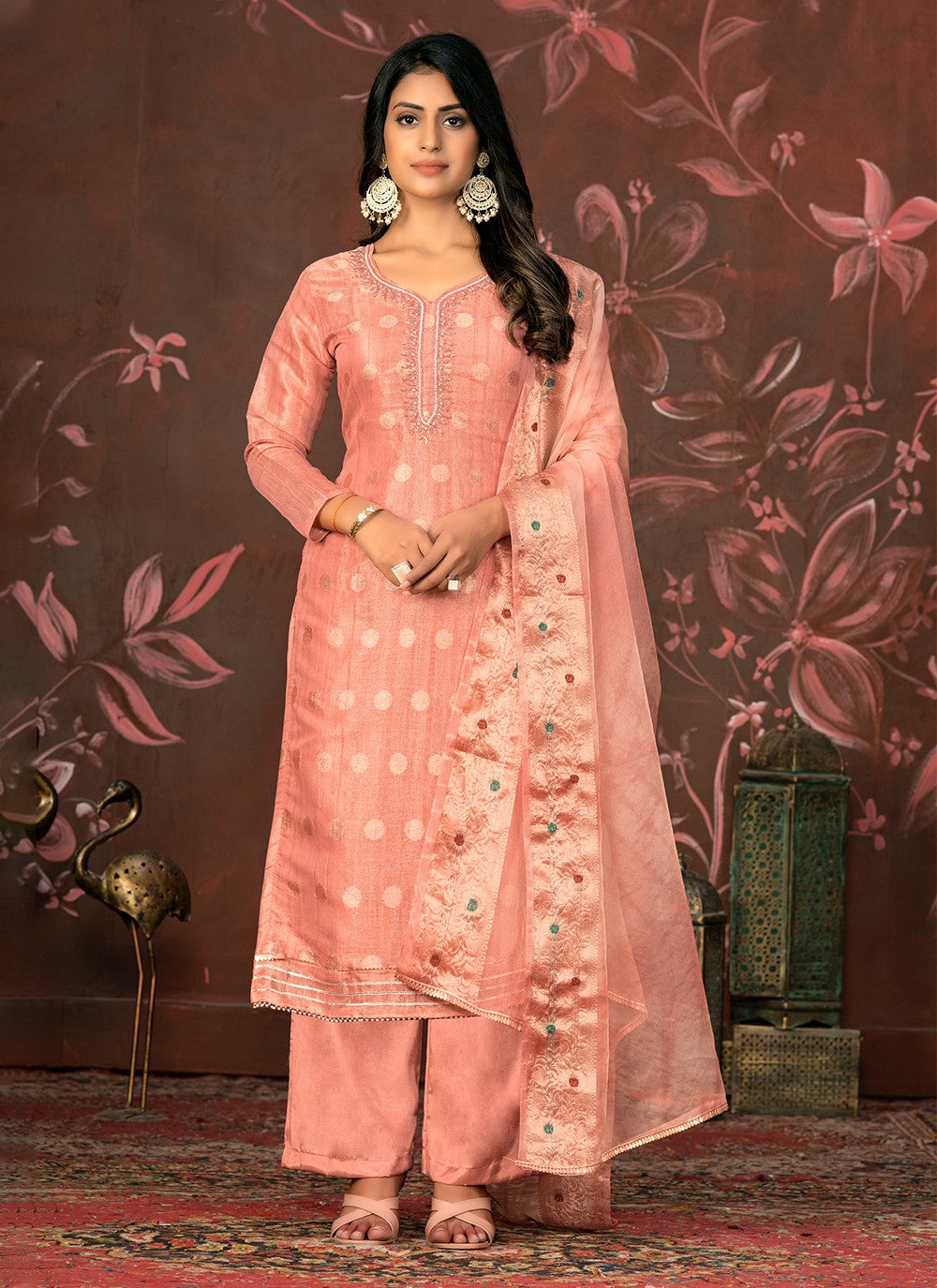 Organza Salwar Suit - T2000