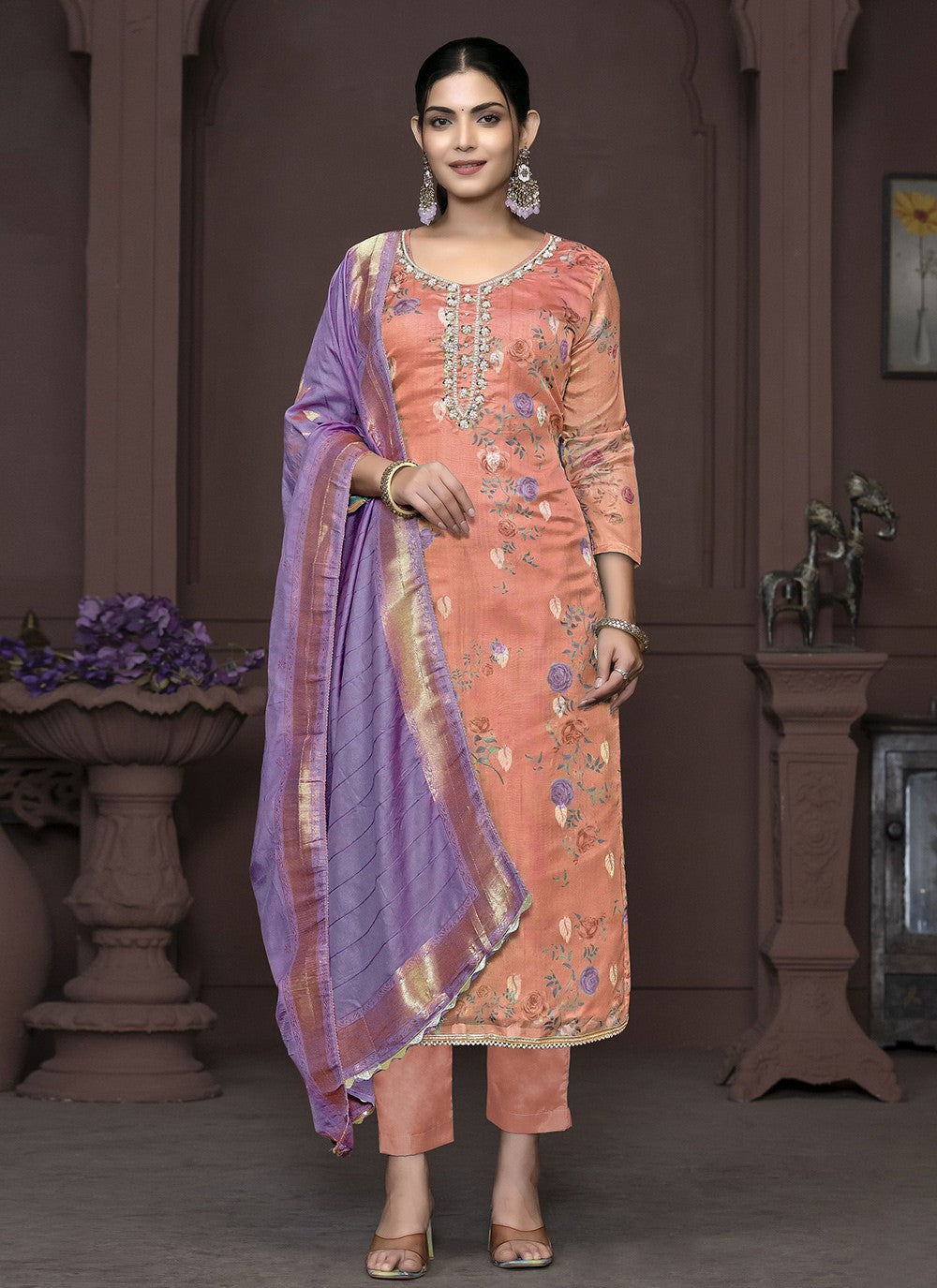 Modal Palazzo Suit - T3477