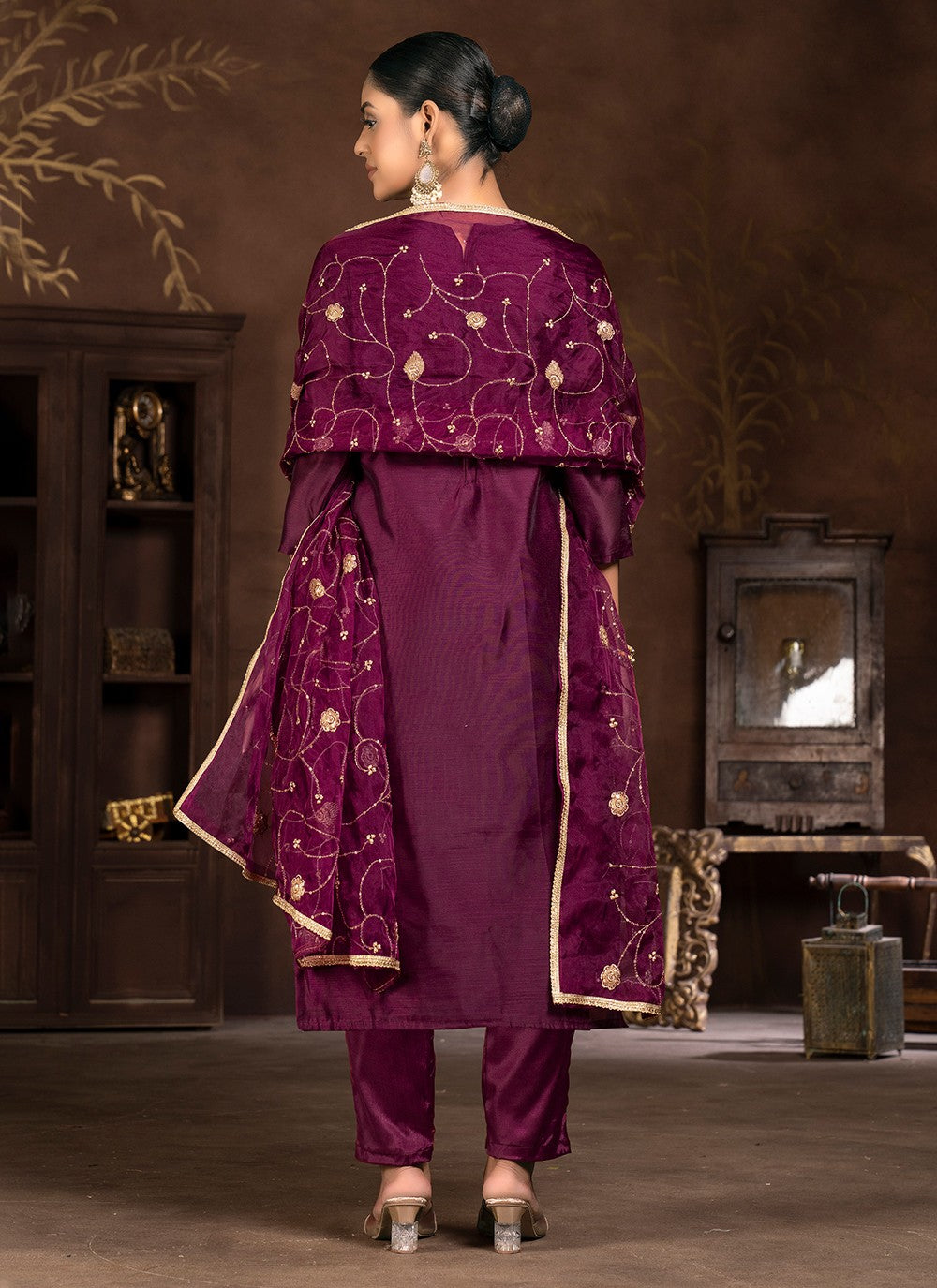 Organza Salwar Suit - T2000