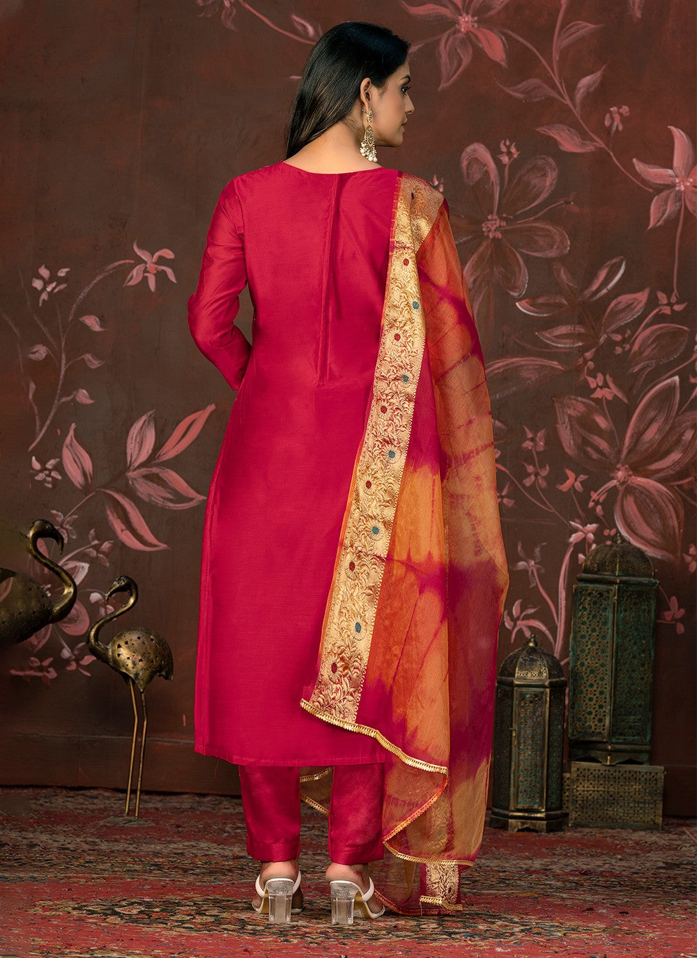 Organza Salwar Suit - T1978