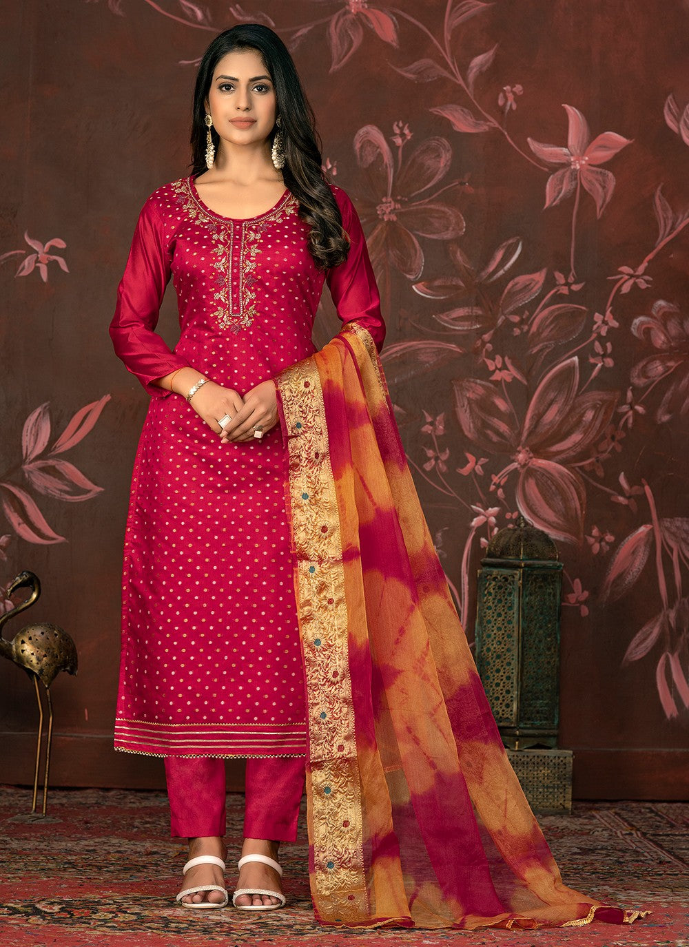 Organza Salwar Suit - T1978