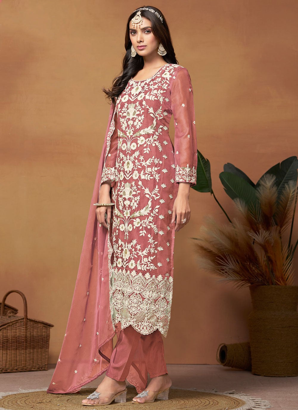 Organza Salwar Suit - T2628