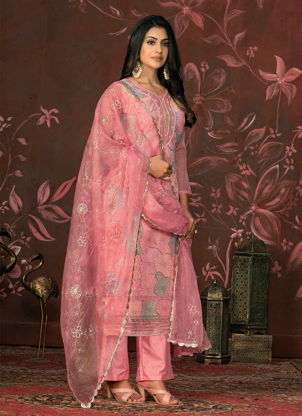 Organza Salwar Suit - T1978