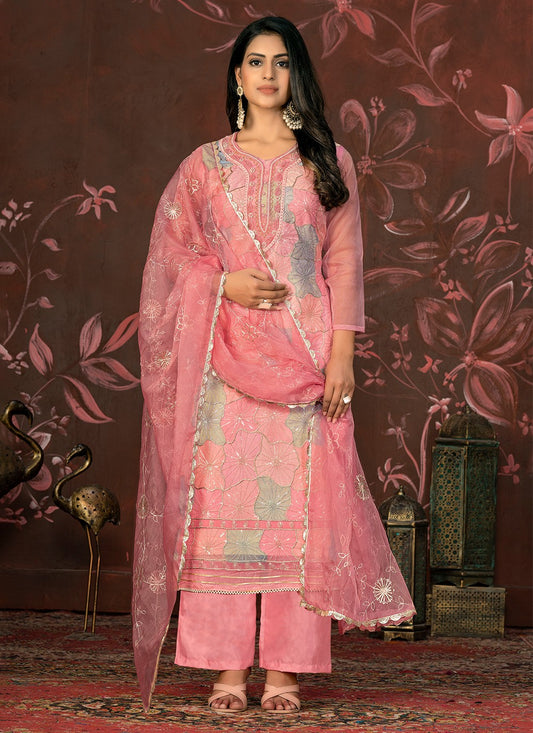 Organza Salwar Suit - T1978