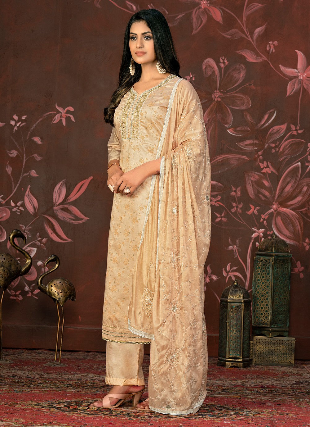 Organza Salwar Suit - T2018