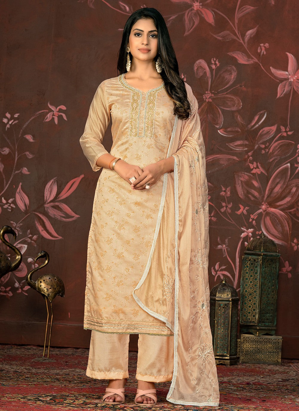 Organza Salwar Suit - T2018