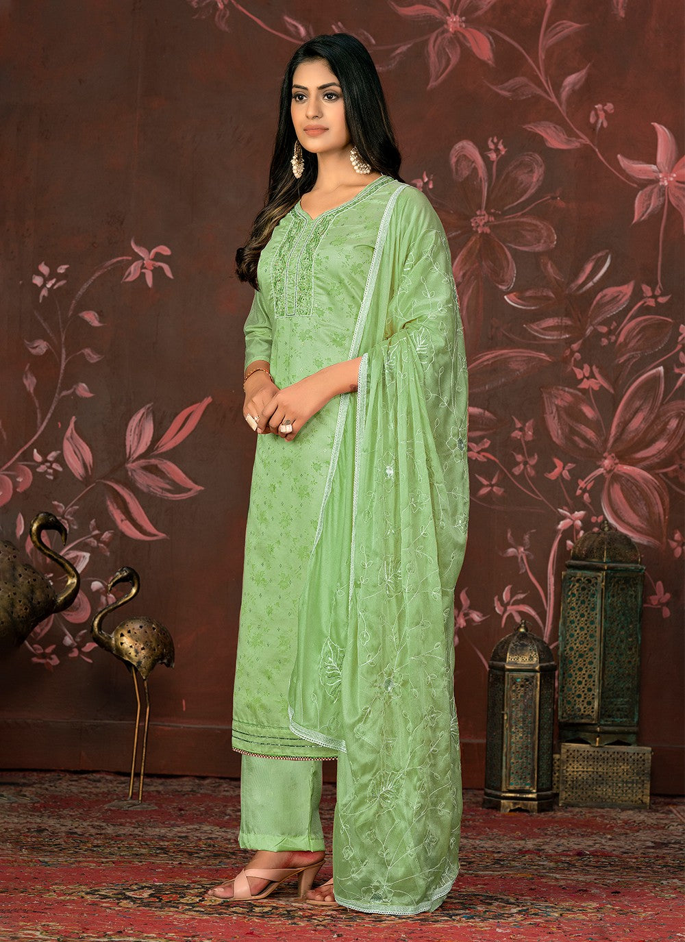 Organza Salwar Suit - T2018