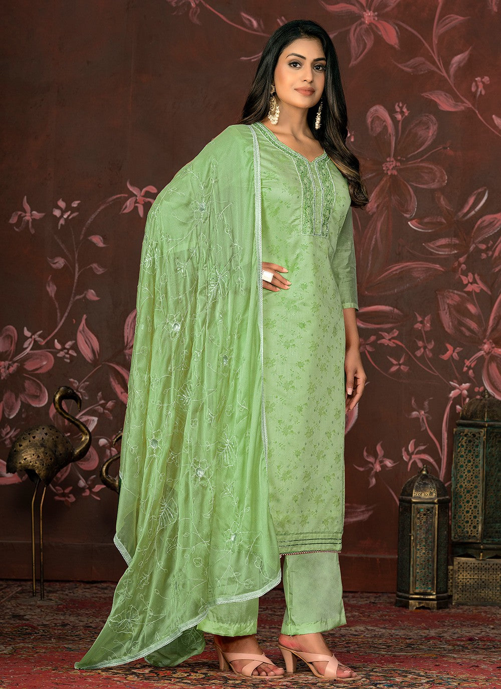 Organza Salwar Suit - T2018