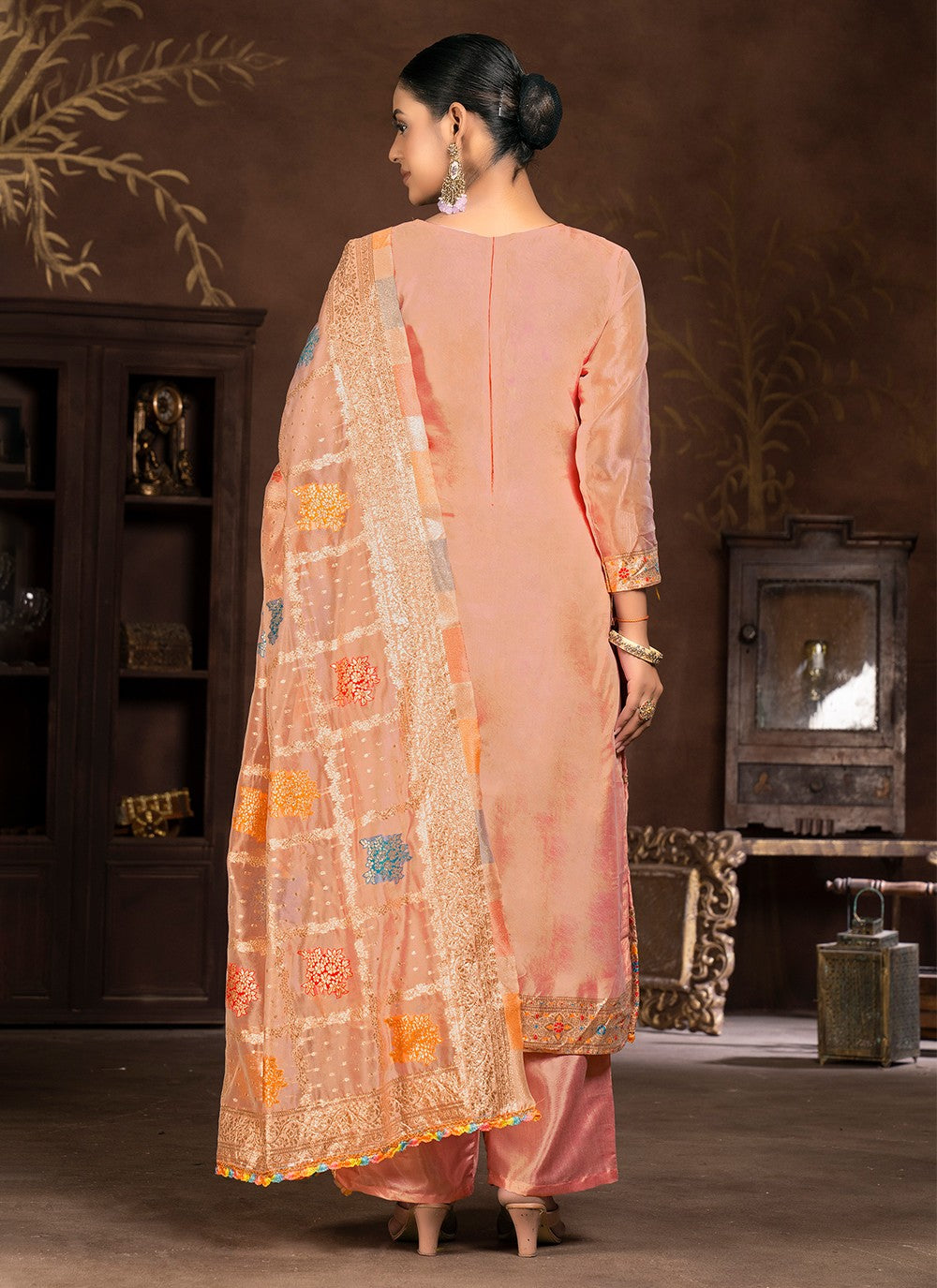 Organza Salwar Suit - T1985