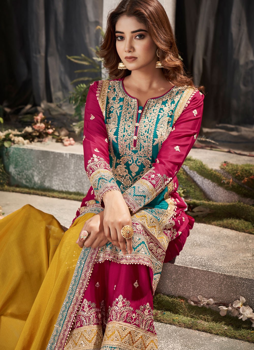 Chinon Salwar Suit - T1820