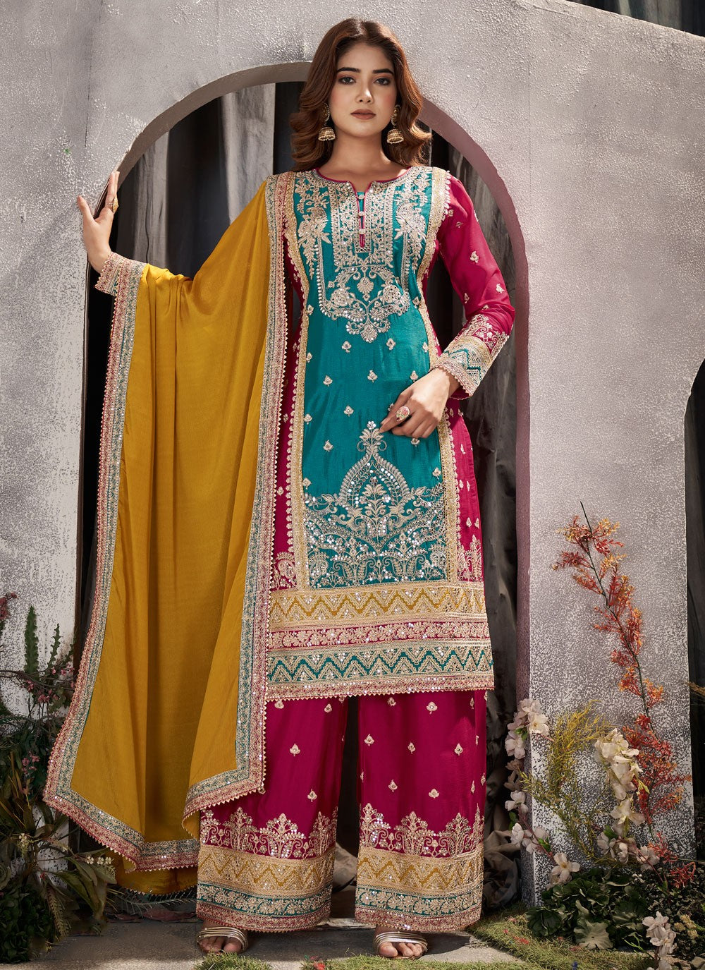 Chinon Salwar Suit - T1820