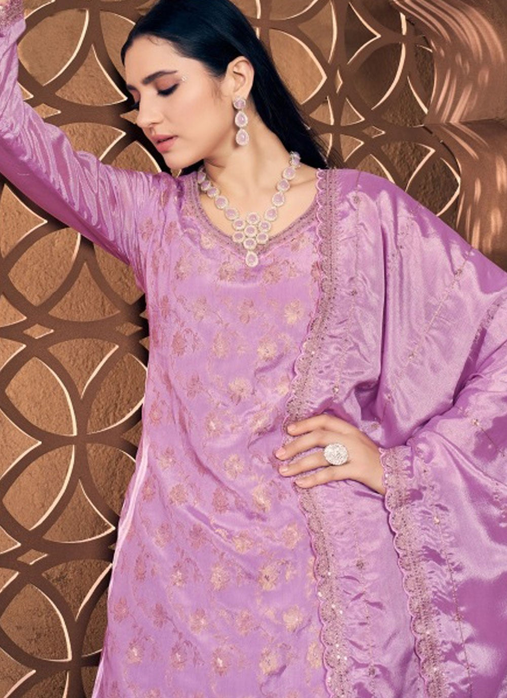 Viscose Salwar Suit - T3419