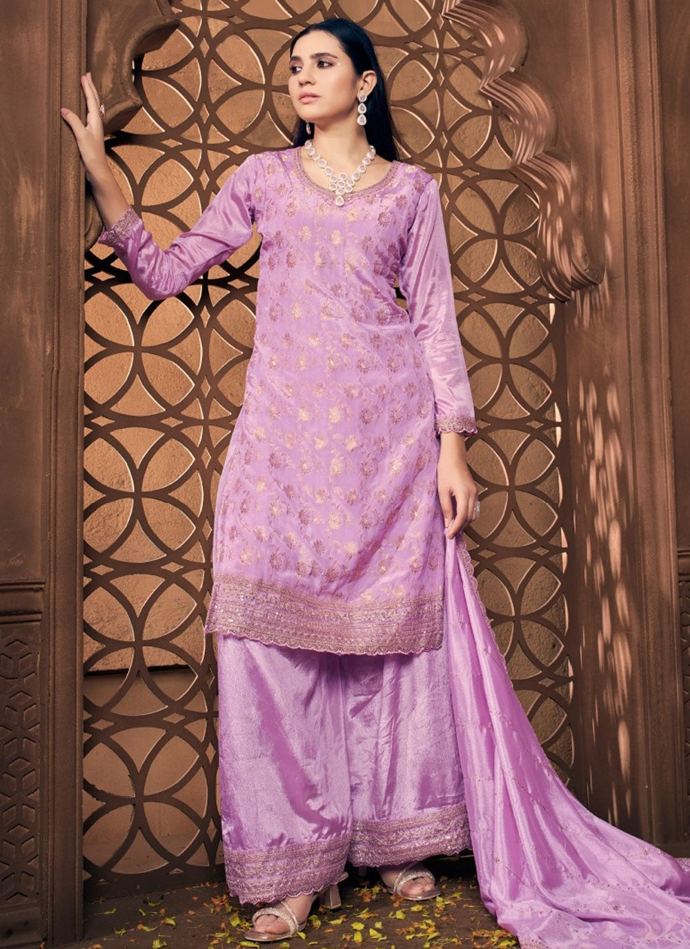 Viscose Salwar Suit - T3419