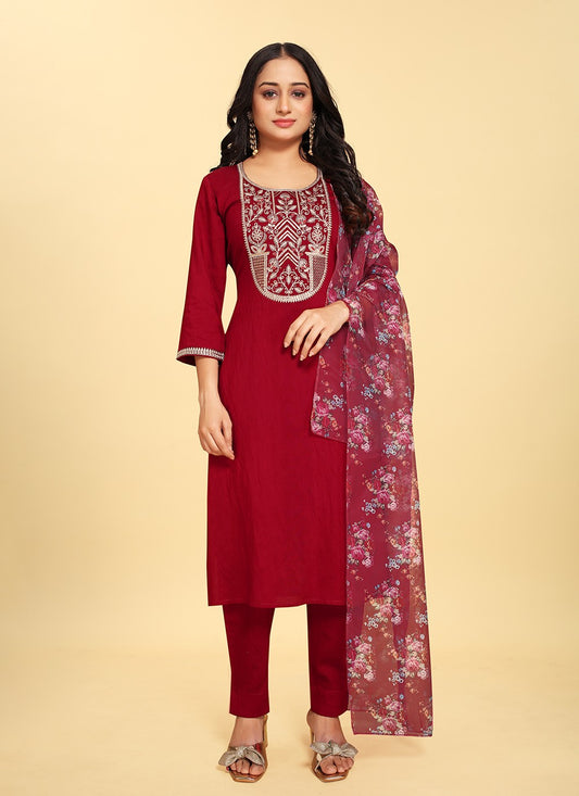 Silk Pant Style Suit - T2701