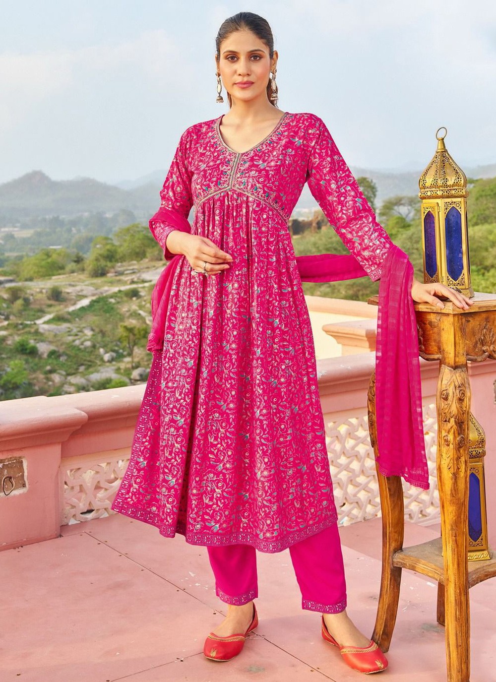 Rayon Salwar Suit - T1325