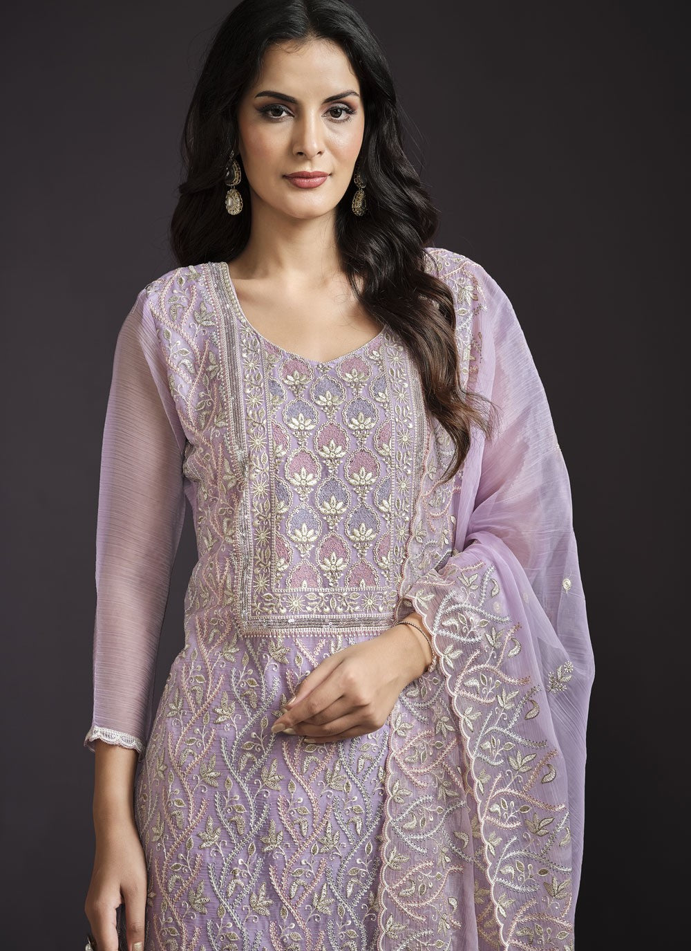 Chiffon Salwar Suit - T3912