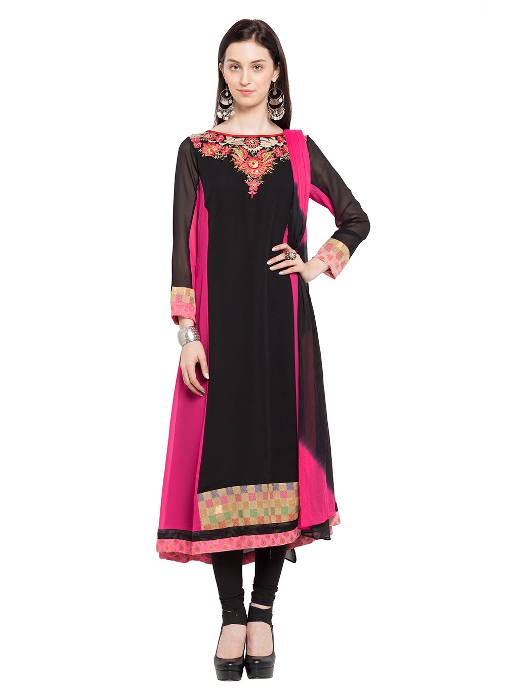 Faux Georgette Salwar Suit - T237