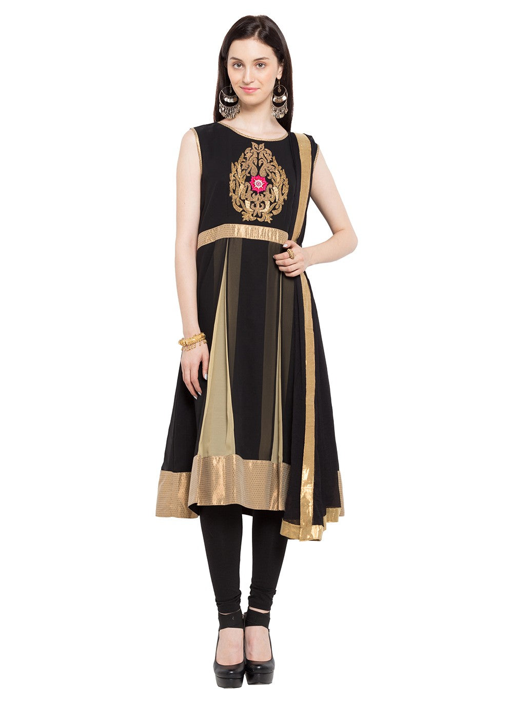 Faux Georgette Salwar Suit - T237